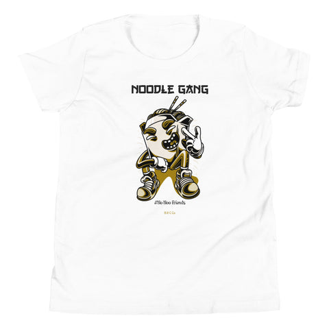 Youth Noodle Gang!  No Noo Friends!  Short Sleeve T-Shirt