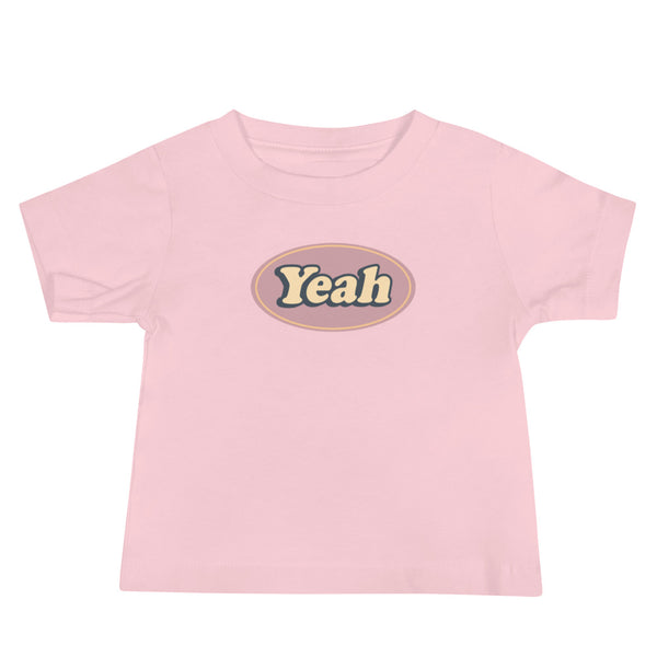 "yeah" Baby Jersey Short Sleeve Tee