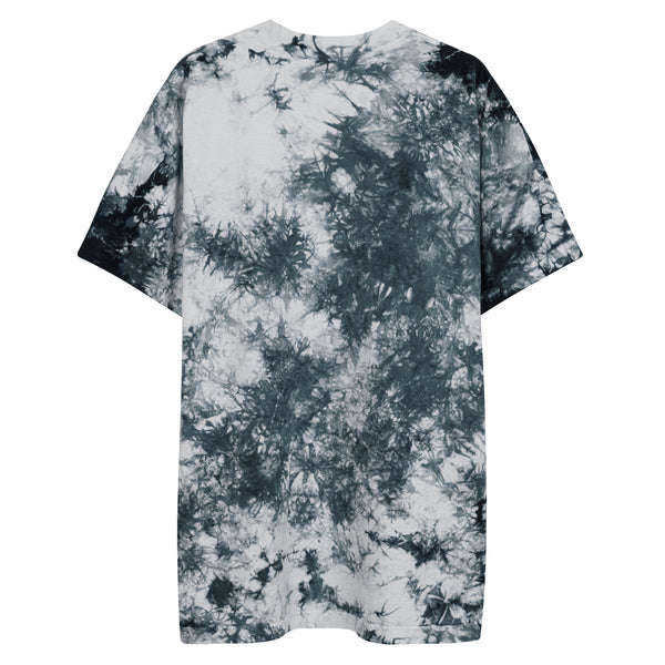 MHM (embroidered) Oversized tie-dye t-shirt