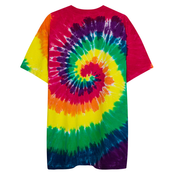 MHM (embroidered) Oversized tie-dye t-shirt