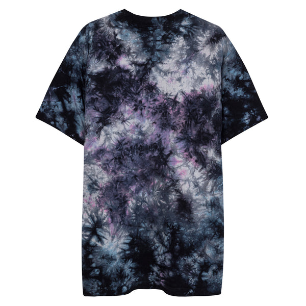 MHM (embroidered) Oversized tie-dye t-shirt