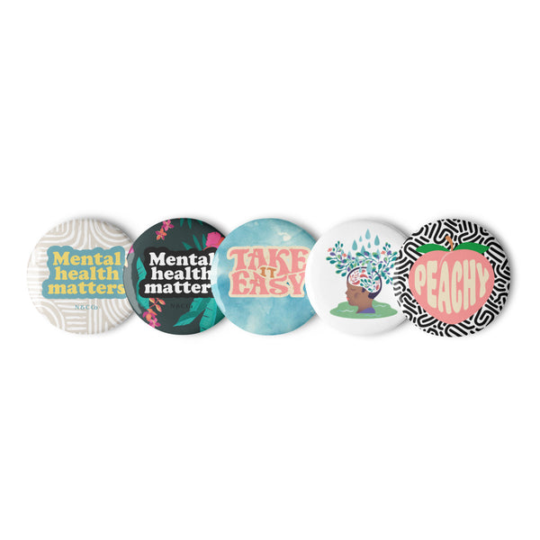 MHM Set of pin buttons