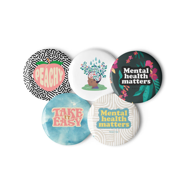 MHM Set of pin buttons