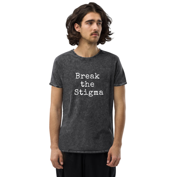 Break The Stigma Unisex Denim T-Shirt