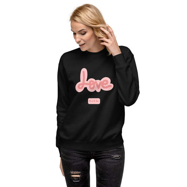 LOVE Unisex Premium Sweatshirt