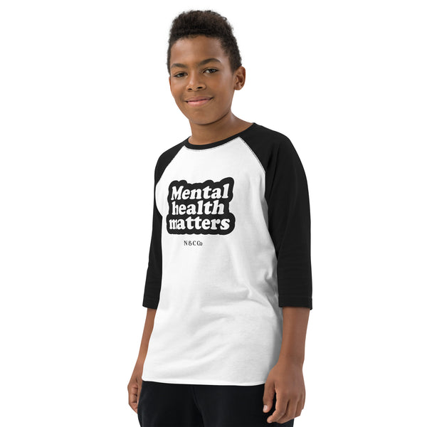 Youth Mental Health Matters baseball shirt