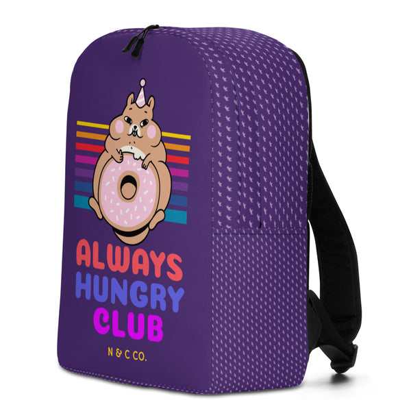 Always Hungry (PURPLE) Minimalist Backpack