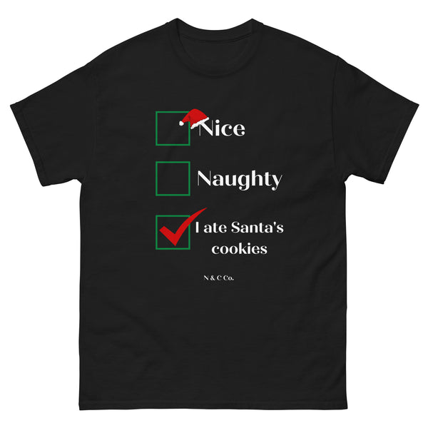 Unisex Nice or Naughty Christmas Tee