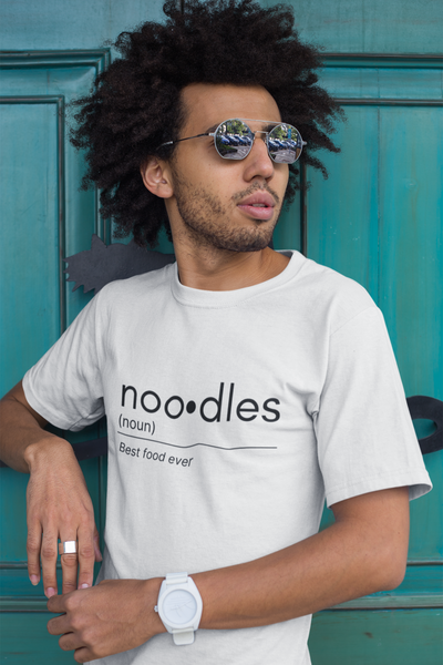 Noo.dle Minimal Tee: Short-Sleeve Unisex T-Shirt