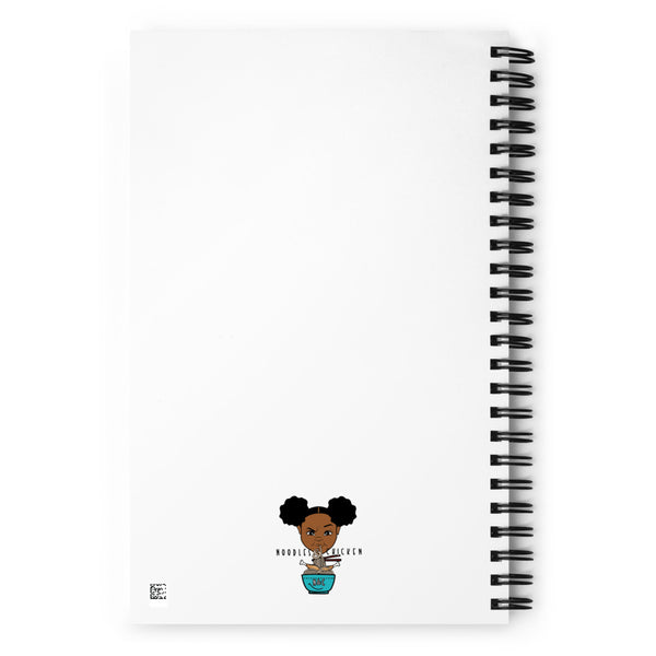 Chicken Noodle Eater Spiral notebook