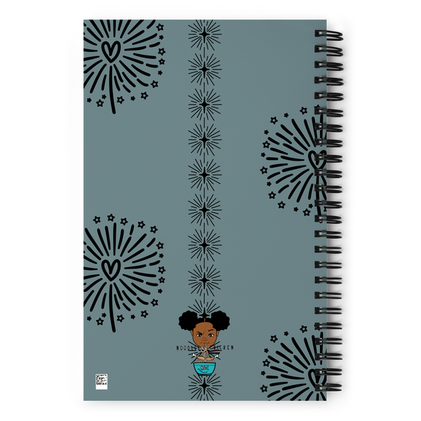 Black Girls Are Magic Spiral notebook