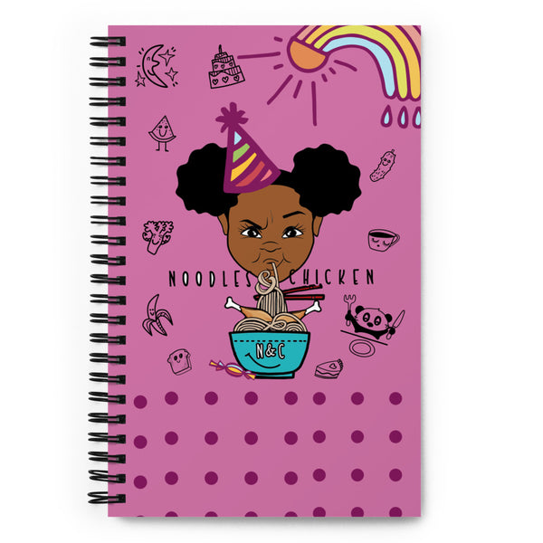 Noodles and Doodles Spiral notebook