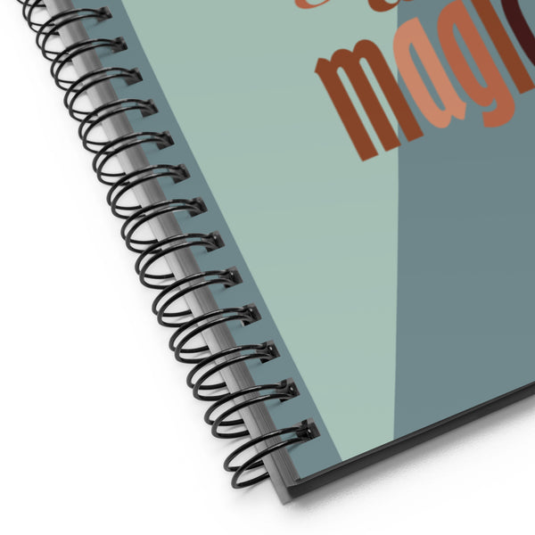 Black Girls Are Magic Spiral notebook