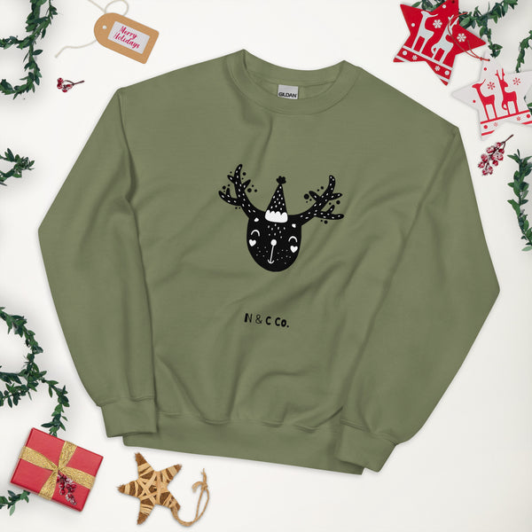 Unisex Reindeer Sweatshirt