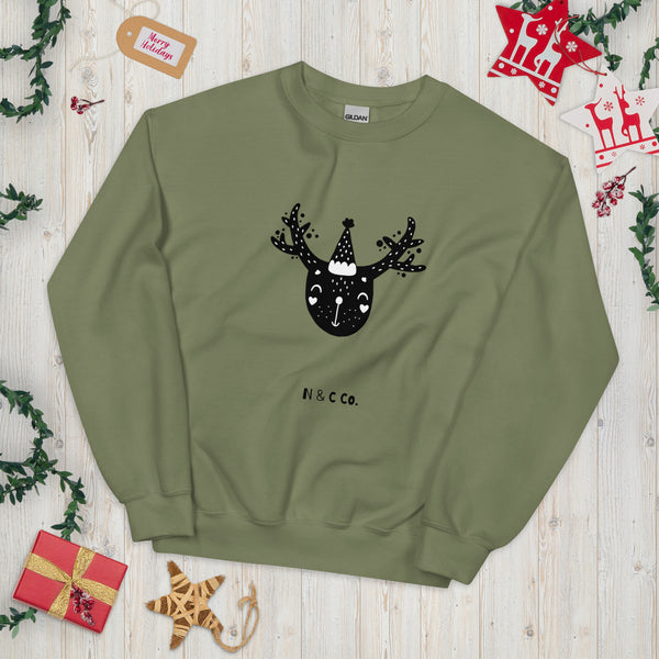 Unisex Reindeer Sweatshirt