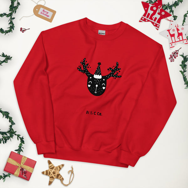 Unisex Reindeer Sweatshirt