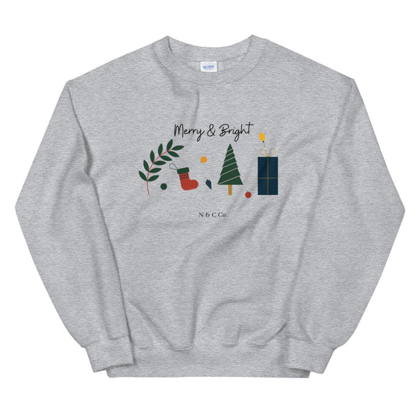 Merry & Bright Unisex Sweatshirt