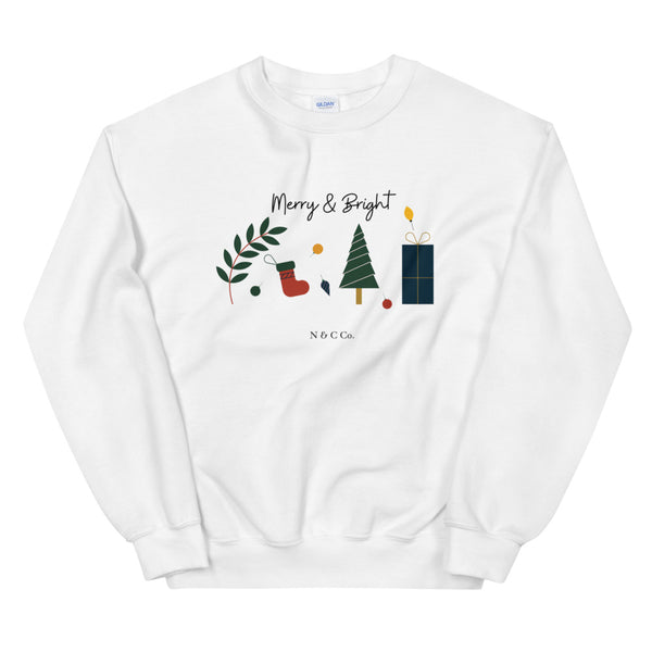 Merry & Bright Unisex Sweatshirt