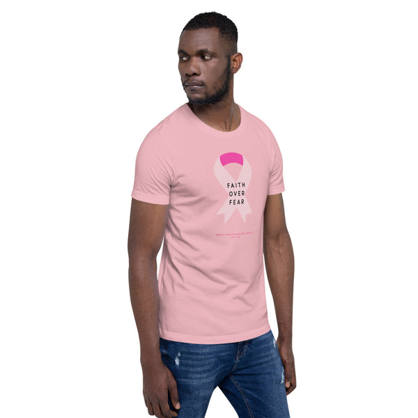 LIMITED EDITION Breast Cancer Awareness (Faith Over Fear) Short-Sleeve Unisex T-Shirt