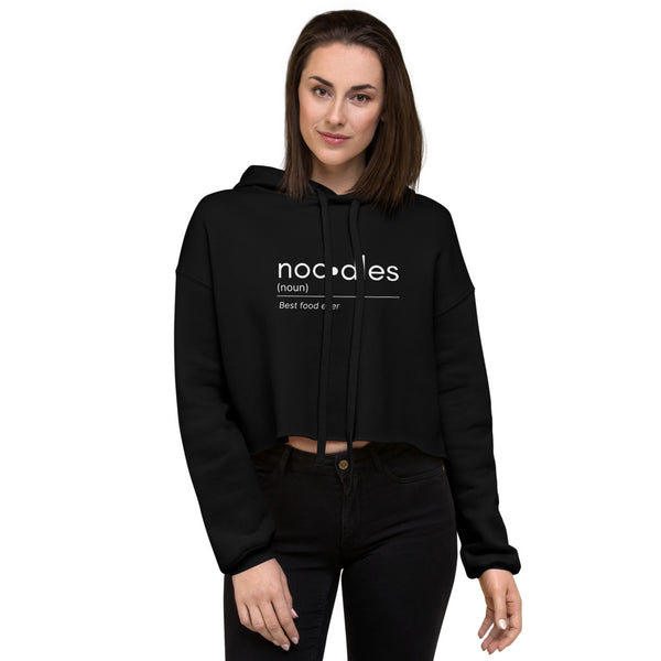 Minimal Noodle Crop Hoodie