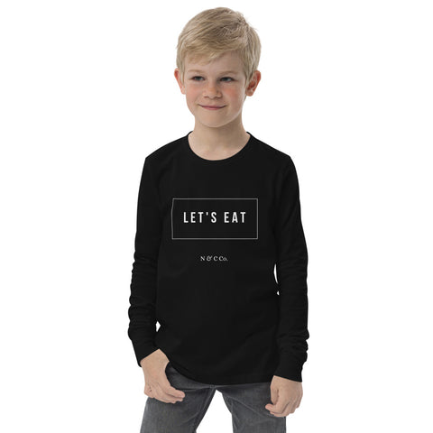 Youth- Let's Eat!   long sleeve tee