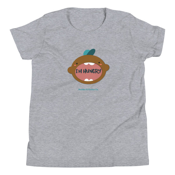 Youth- I'm Hungry!!!   Short Sleeve T-Shirt (brown baby)