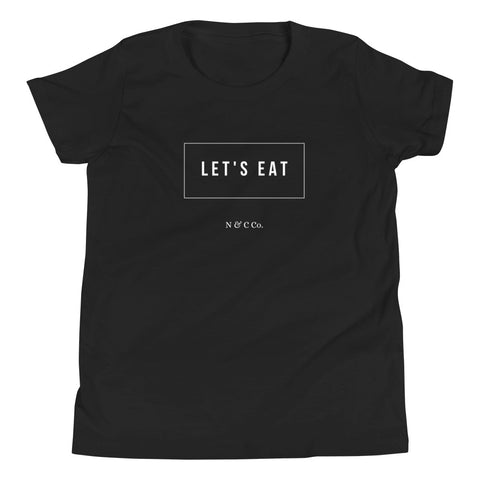 Youth- Let's Eat!  Short Sleeve T-Shirt