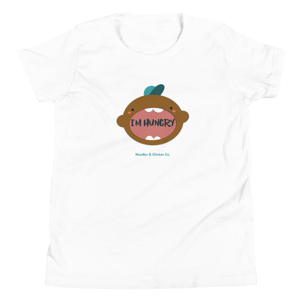 Youth- I'm Hungry!!!   Short Sleeve T-Shirt (brown baby)